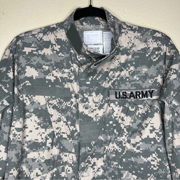 US ARMY Insect Shield Repellent Apparel Digital Camo Jacket - Sz M / XX-Long - Picture 2 of 10